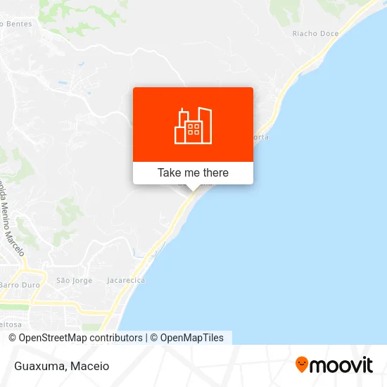 Guaxuma map