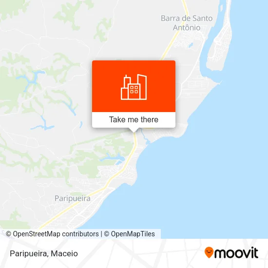 Paripueira map