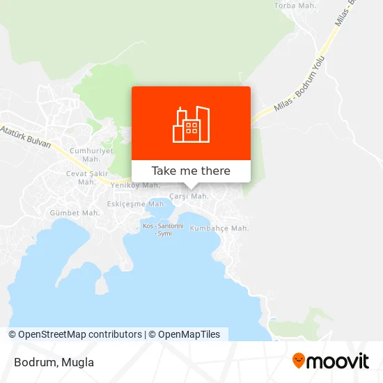 Bodrum map
