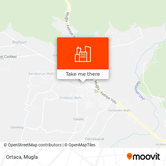 Ortaca map