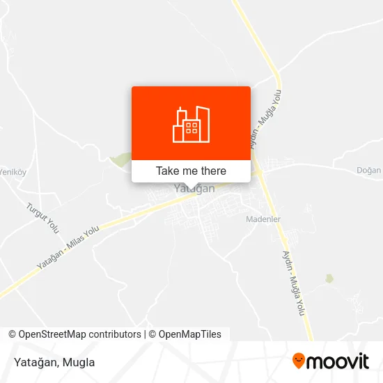 Yatağan map
