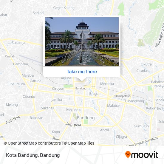 Kota Bandung map