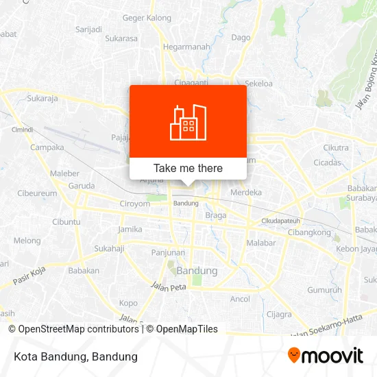 Kota Bandung map