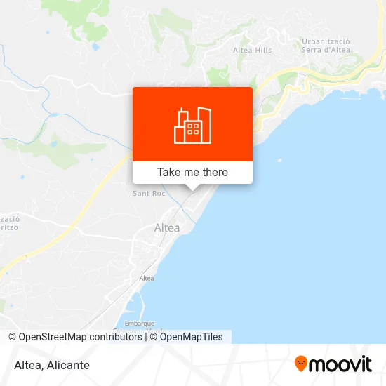 Altea map