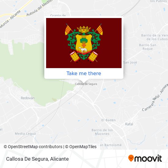 Callosa De Segura map