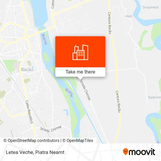 Letea Veche map
