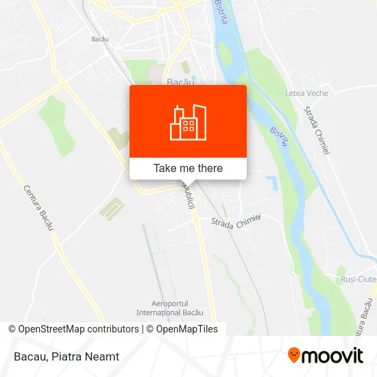 Bacau map
