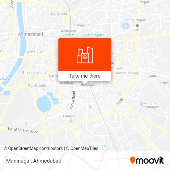 Maninagar map