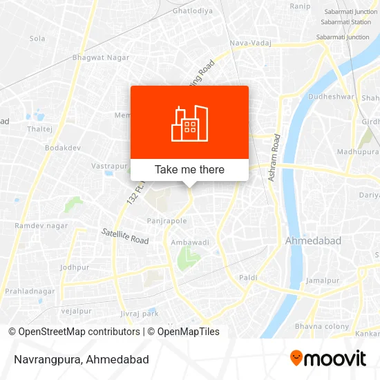 Navrangpura map