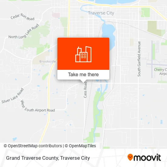 Grand Traverse County map