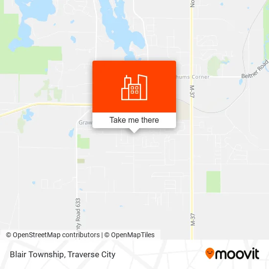 Blair Township map