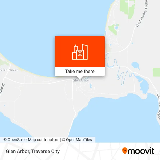 Glen Arbor map