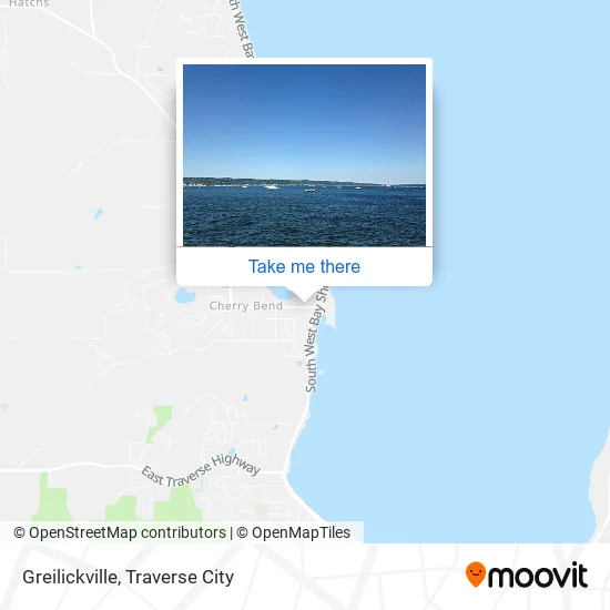Greilickville map