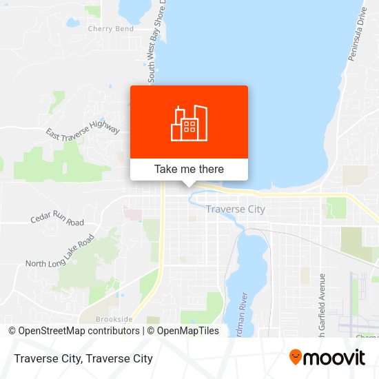 Mapa de Traverse City