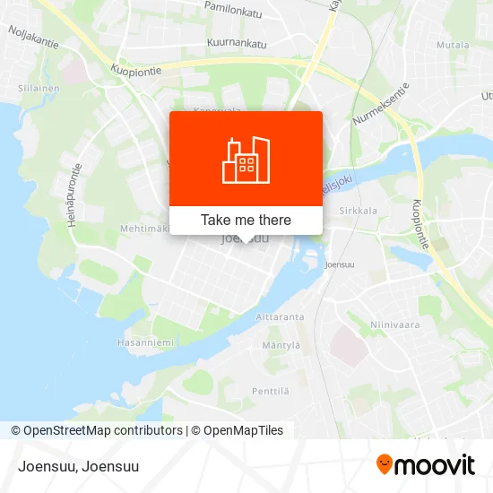 Joensuu map