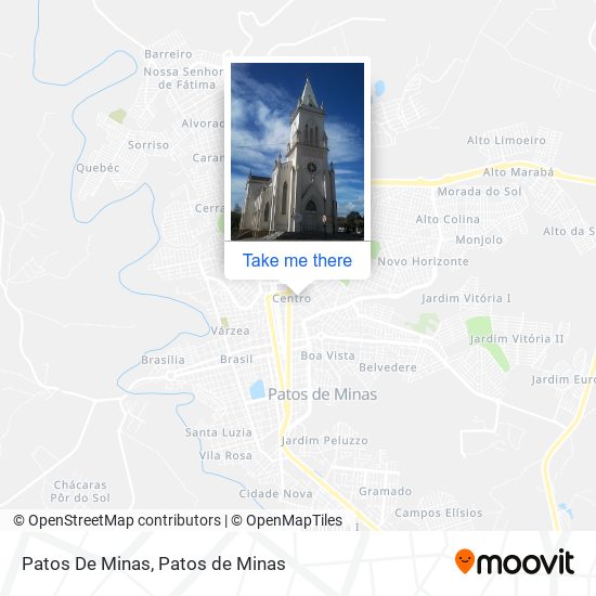 Mapa Patos De Minas