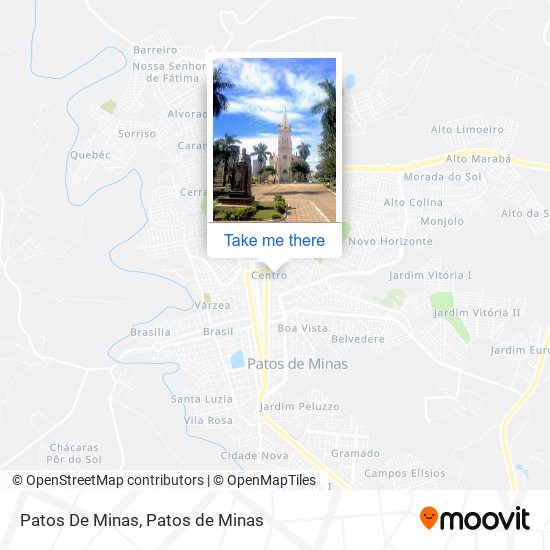 Patos De Minas map