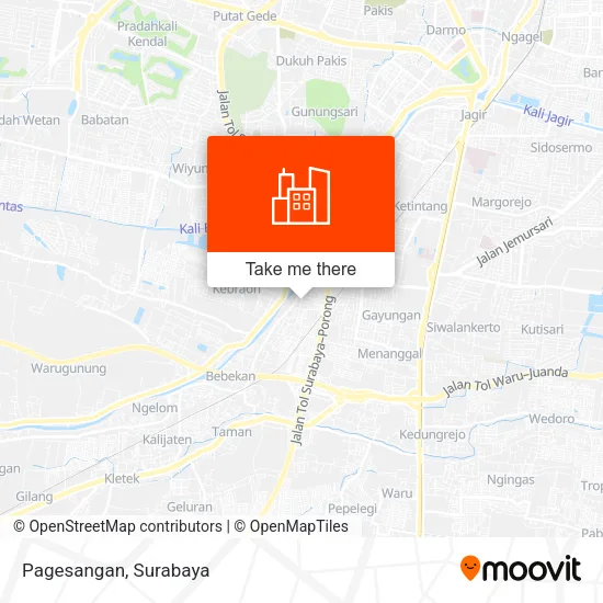 Pagesangan map
