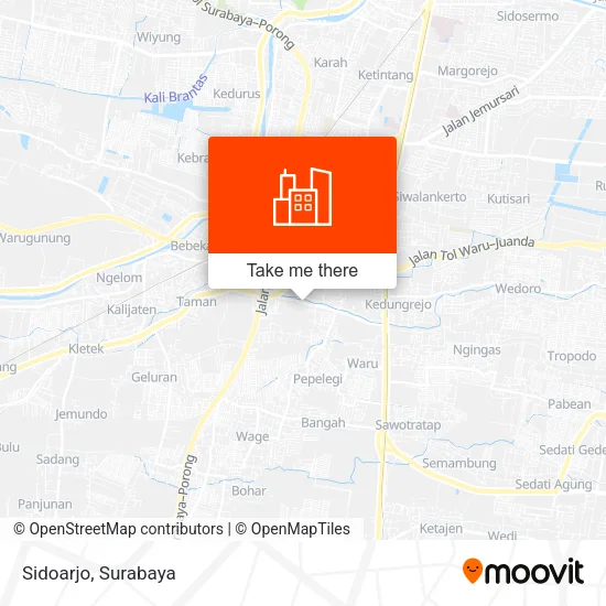 Sidoarjo map