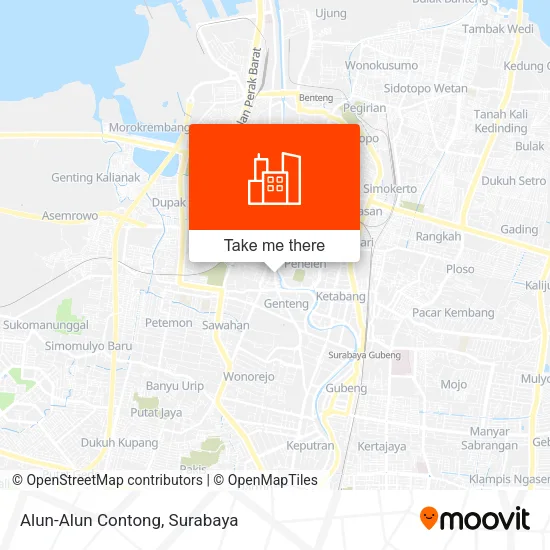 Alun-Alun Contong map