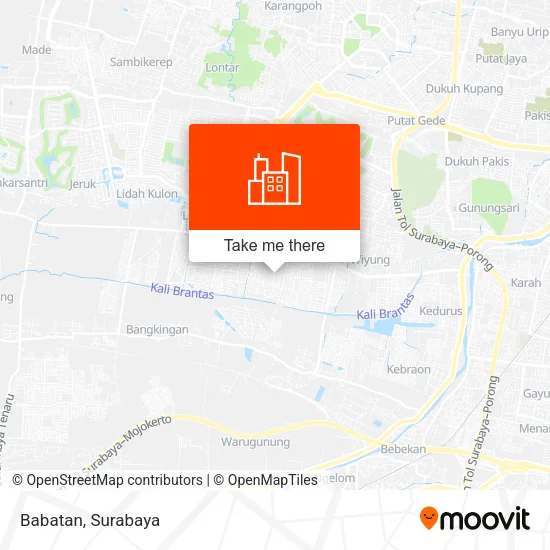 Babatan map