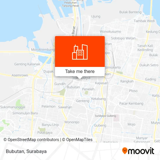 Bubutan map