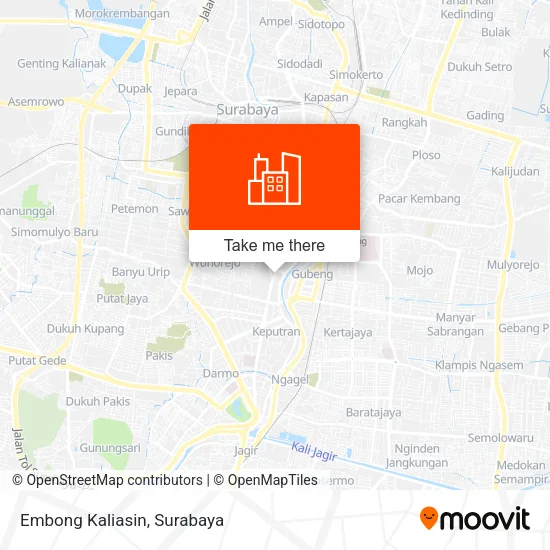 Embong Kaliasin map