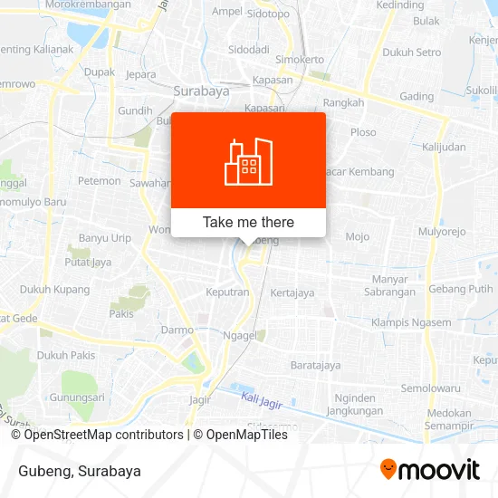Gubeng map
