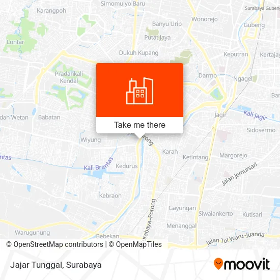 Jajar Tunggal map