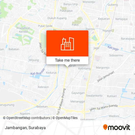 Jambangan map