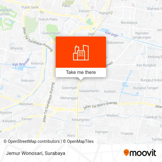 Jemur Wonosari map