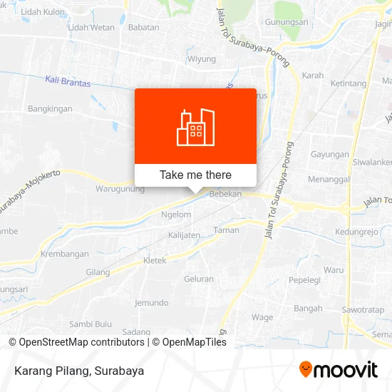 Karang Pilang map