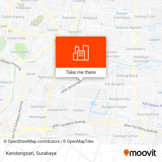 Kendangsari map