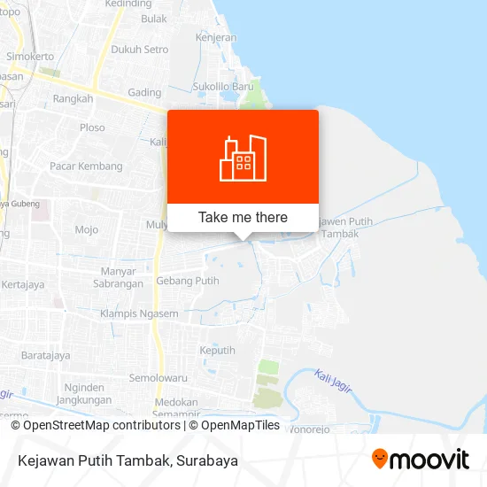 Kejawan Putih Tambak map