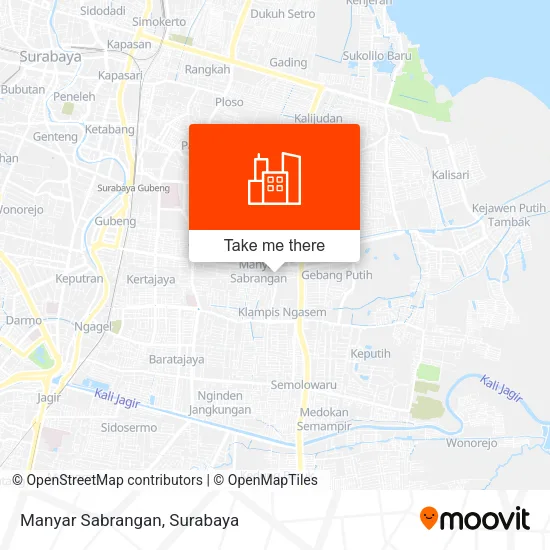 Manyar Sabrangan map