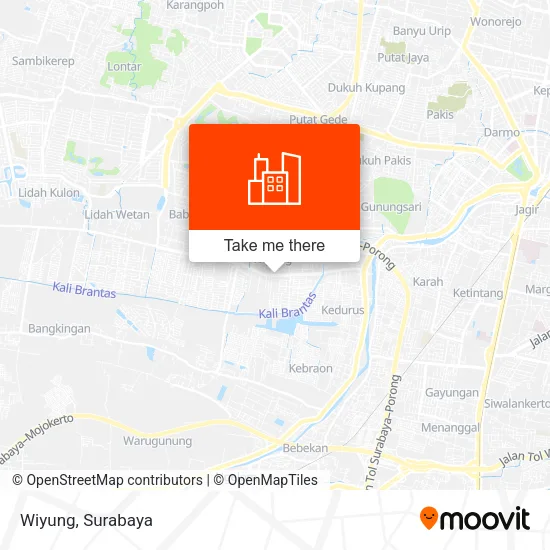Wiyung map