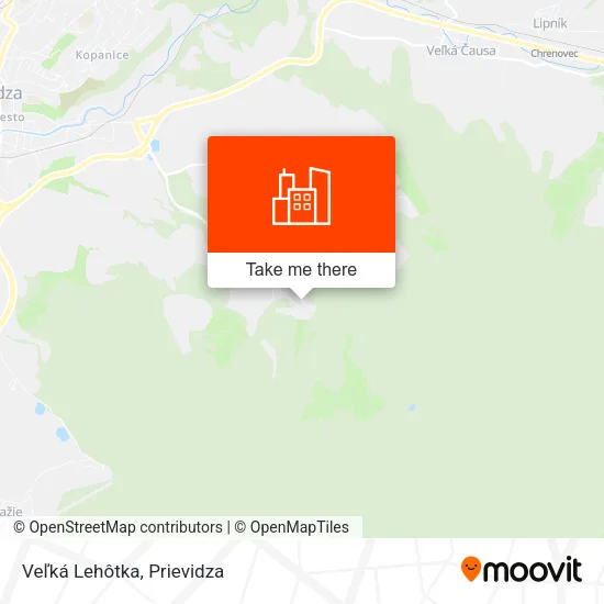 Veľká Lehôtka map