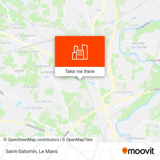 Saint-Saturnin map