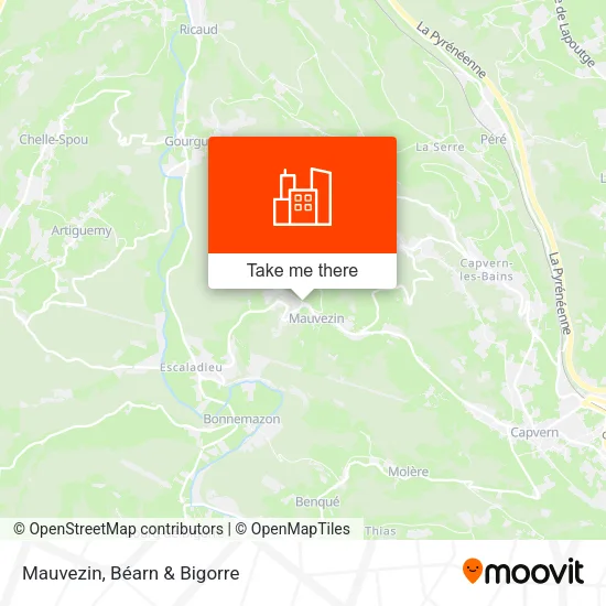 Mauvezin map