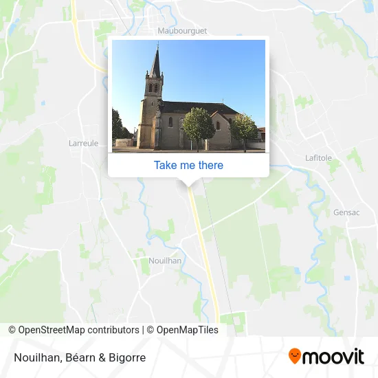 Nouilhan map