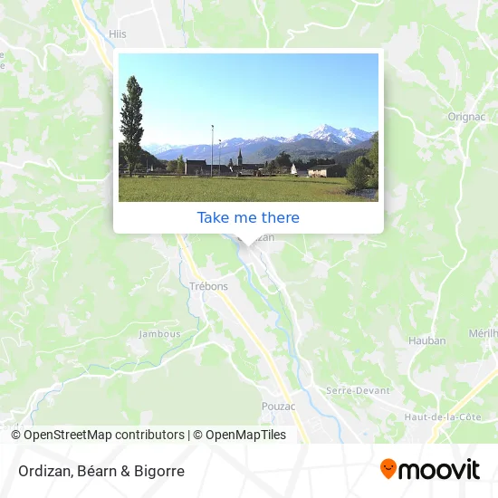 Ordizan map