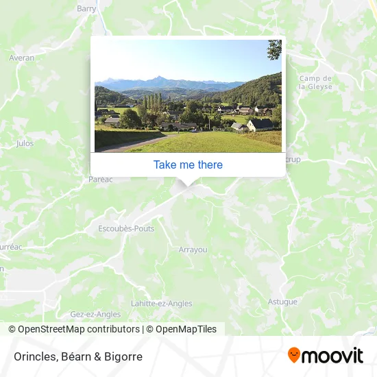 Orincles map