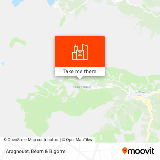 Aragnouet map