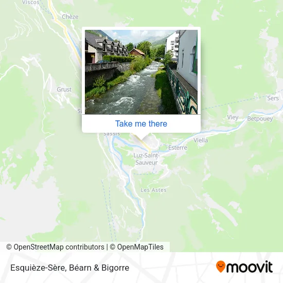 Esquièze-Sère map