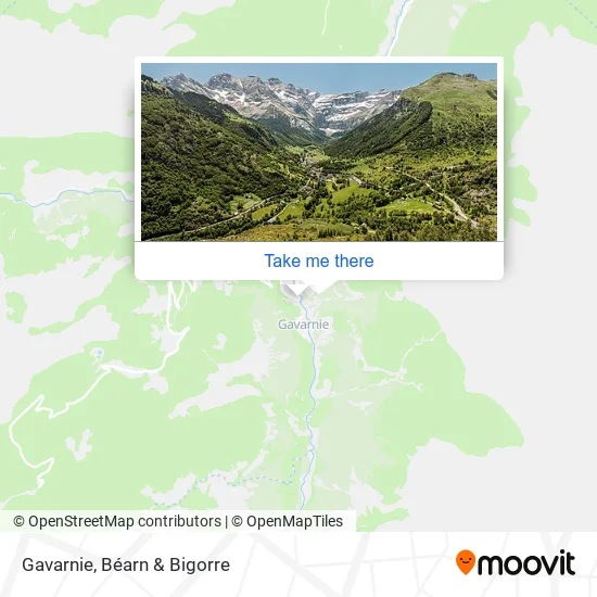 Gavarnie map