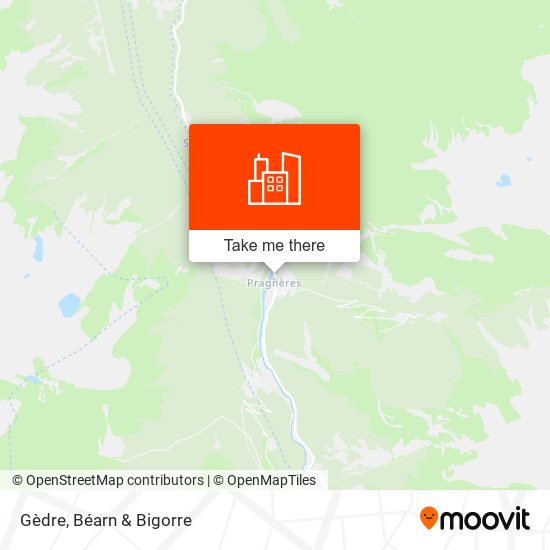 Gèdre map
