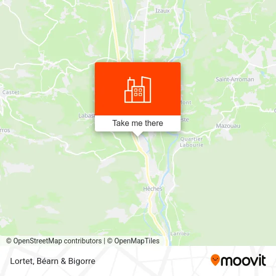Lortet map
