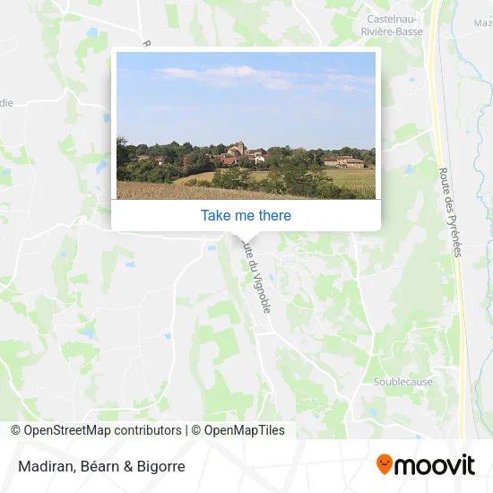 Madiran map