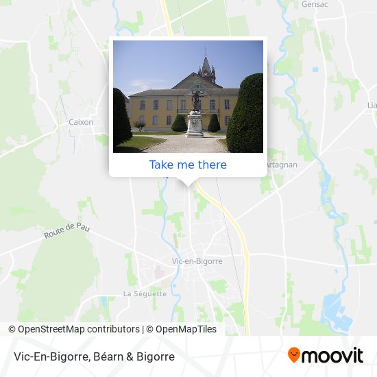 Vic-En-Bigorre map