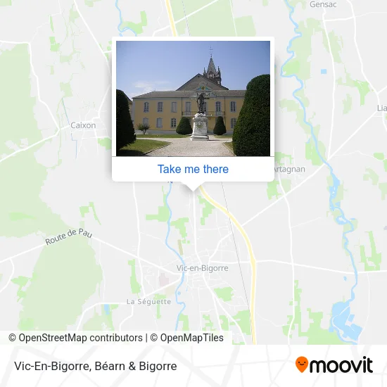 Vic-En-Bigorre map